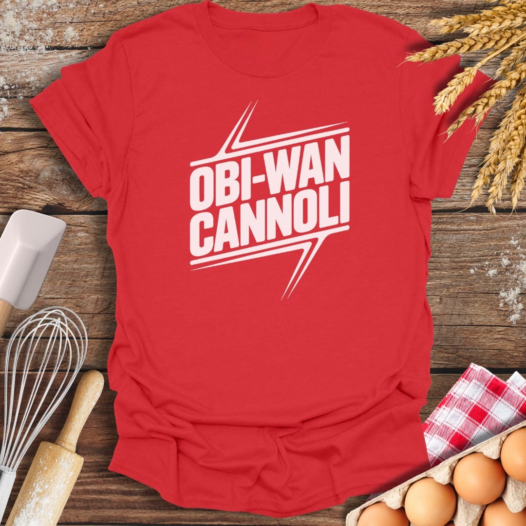 Obi-Wan Cannoli T-Shirt Red / S Baking Threads