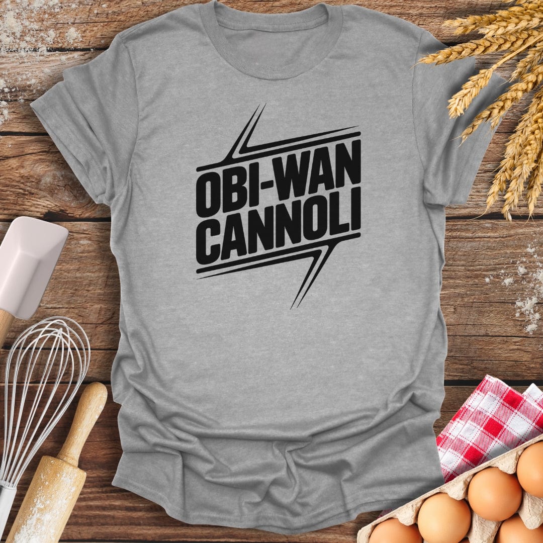 Obi-Wan Cannoli T-Shirt Sport Grey / S Baking Threads