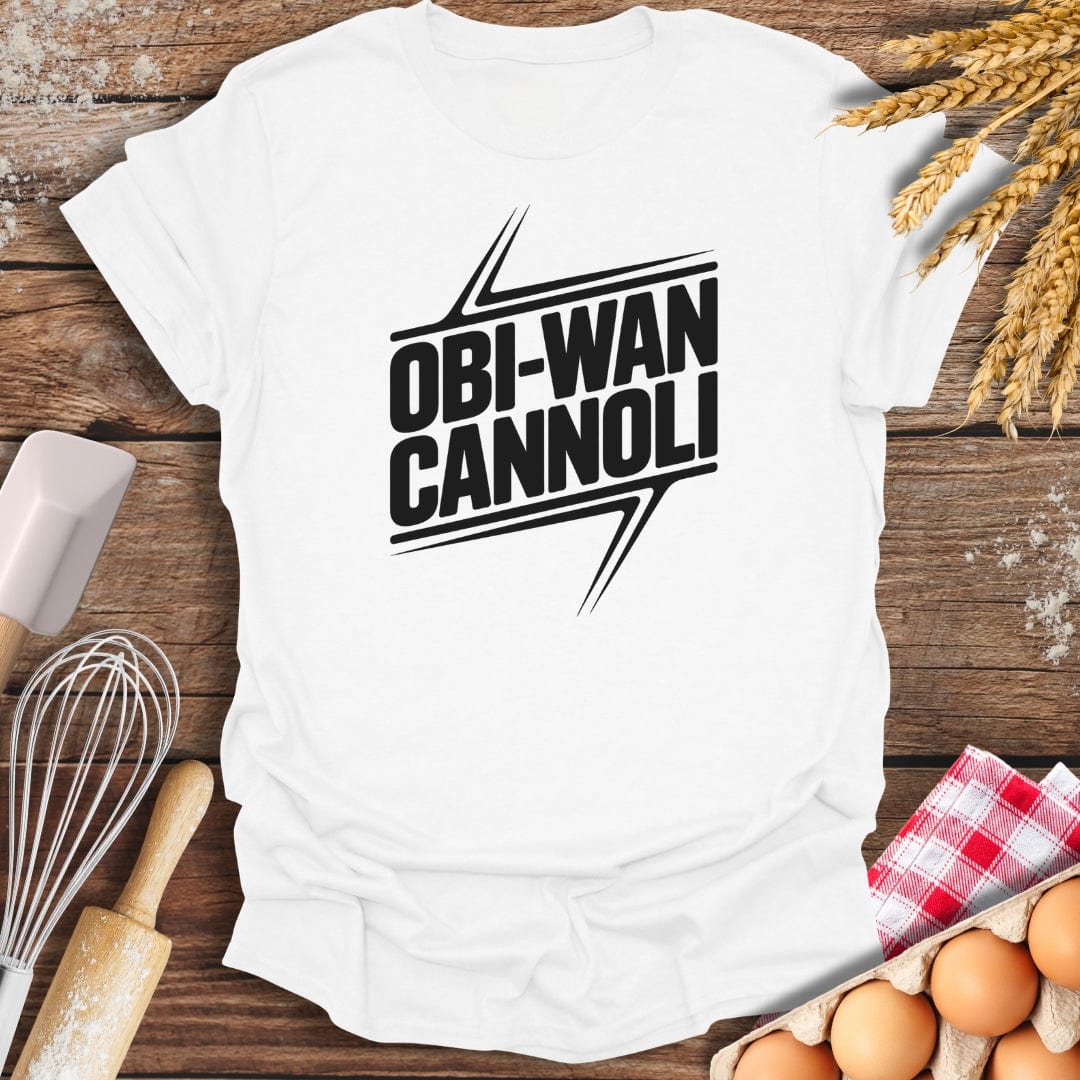 Obi-Wan Cannoli T-Shirt White / S Baking Threads
