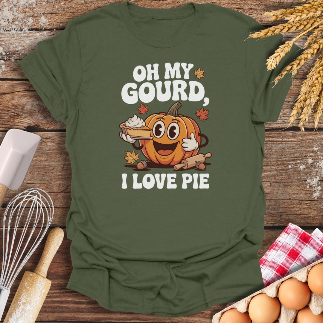 Oh My Gourd T-Shirt Military Green / S Baking Threads