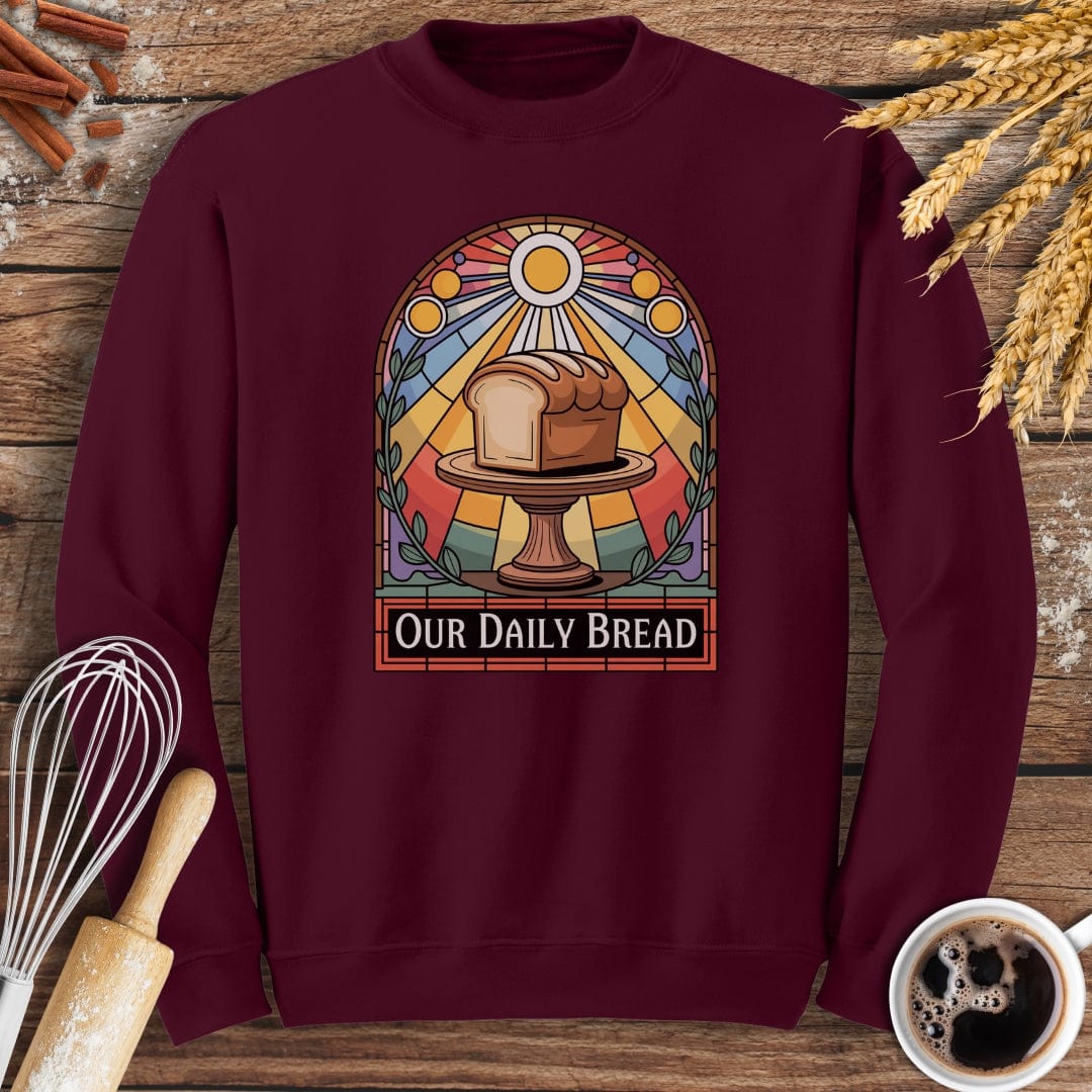 Our Daily Bread Sweatshirt Baking Threads