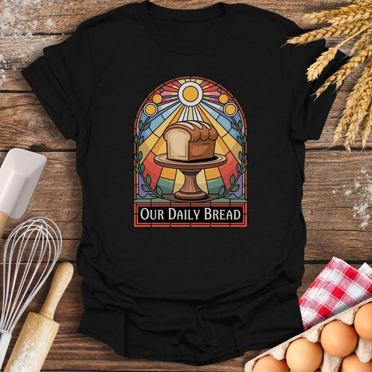 Our Daily Bread T-Shirt Black / S Baking Threads