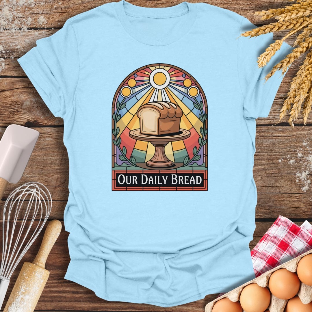 Our Daily Bread T-Shirt Light Blue / S Baking Threads