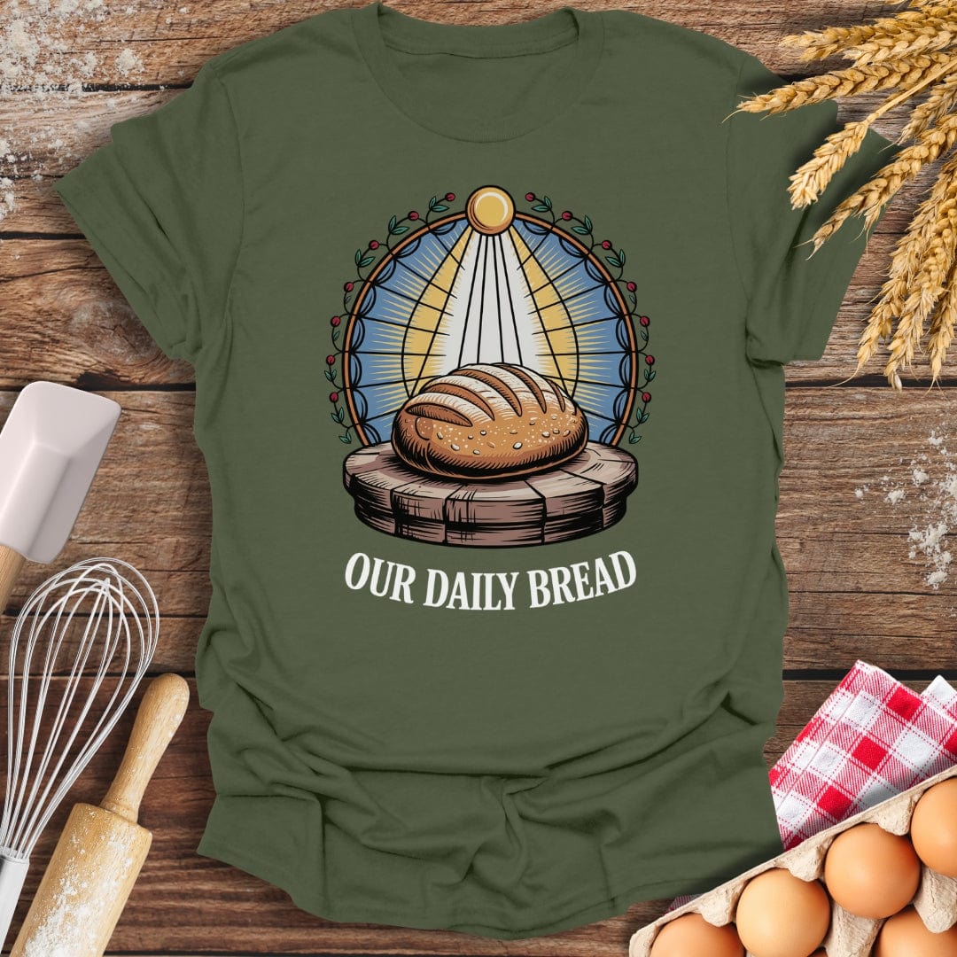 Our Daily Bread T-Shirt Military Green / S Baking Threads