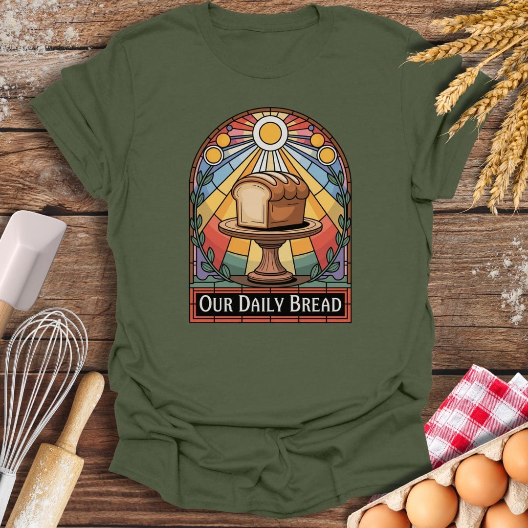 Our Daily Bread T-Shirt Military Green / S Baking Threads