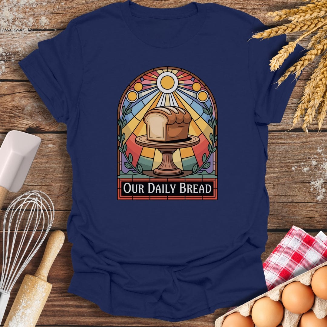 Our Daily Bread T-Shirt Navy / S Baking Threads