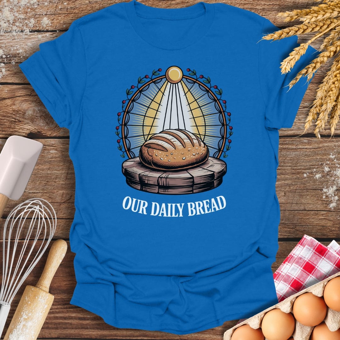 Our Daily Bread T-Shirt Royal / S Baking Threads