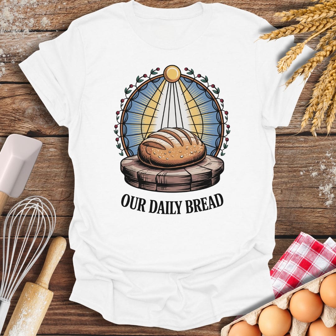 Our Daily Bread T-Shirt White / S Baking Threads