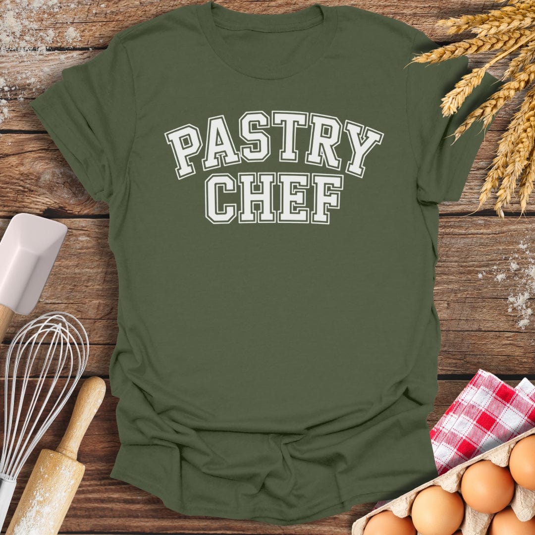 Pastry Chef T-Shirt Military Green / S Baking Threads