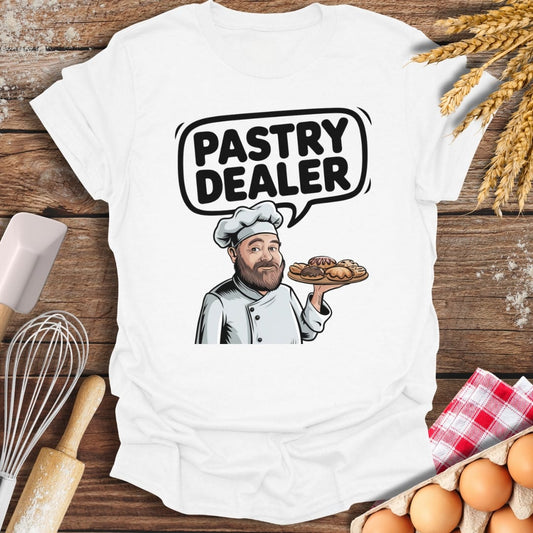 Pastry Dealer Chef T-Shirt White / S Baking Threads