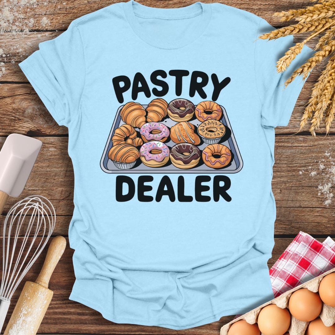 Pastry Dealer T-Shirt Light Blue / S Baking Threads