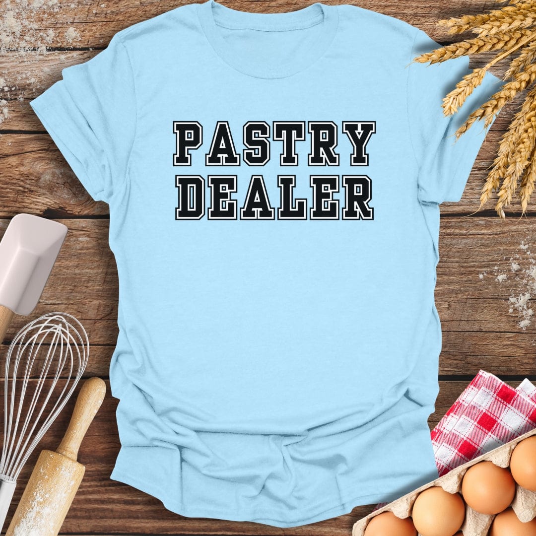 Pastry Dealer T-Shirt Light Blue / S Baking Threads