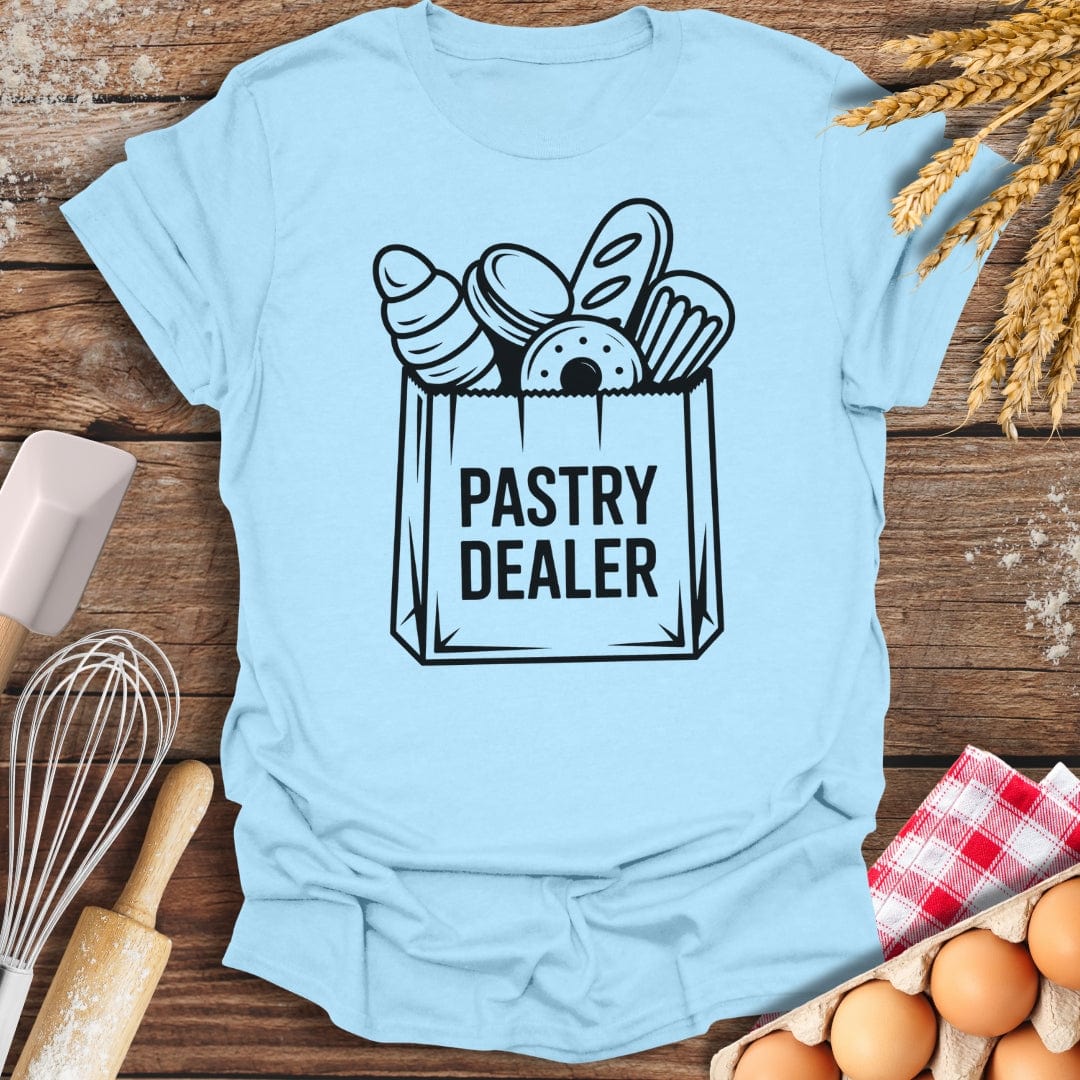 Pastry Dealer T-Shirt Light Blue / S Baking Threads