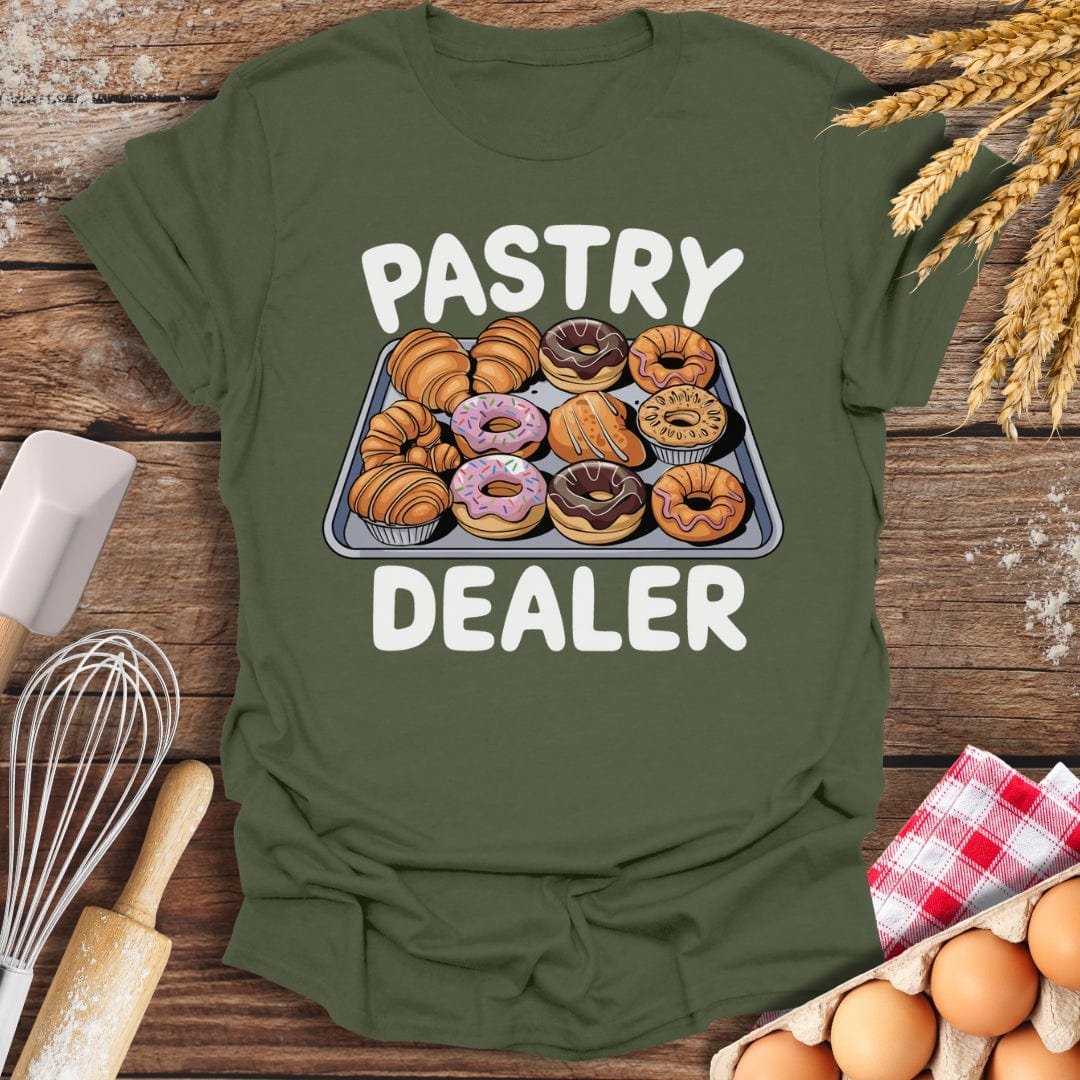 Pastry Dealer T-Shirt Military Green / S Baking Threads