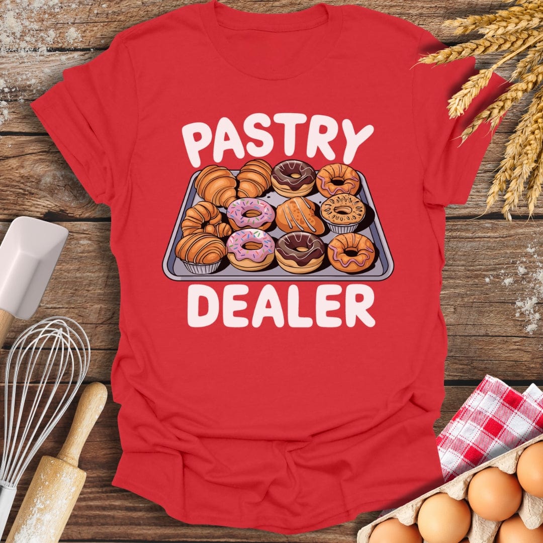 Pastry Dealer T-Shirt Red / S Baking Threads