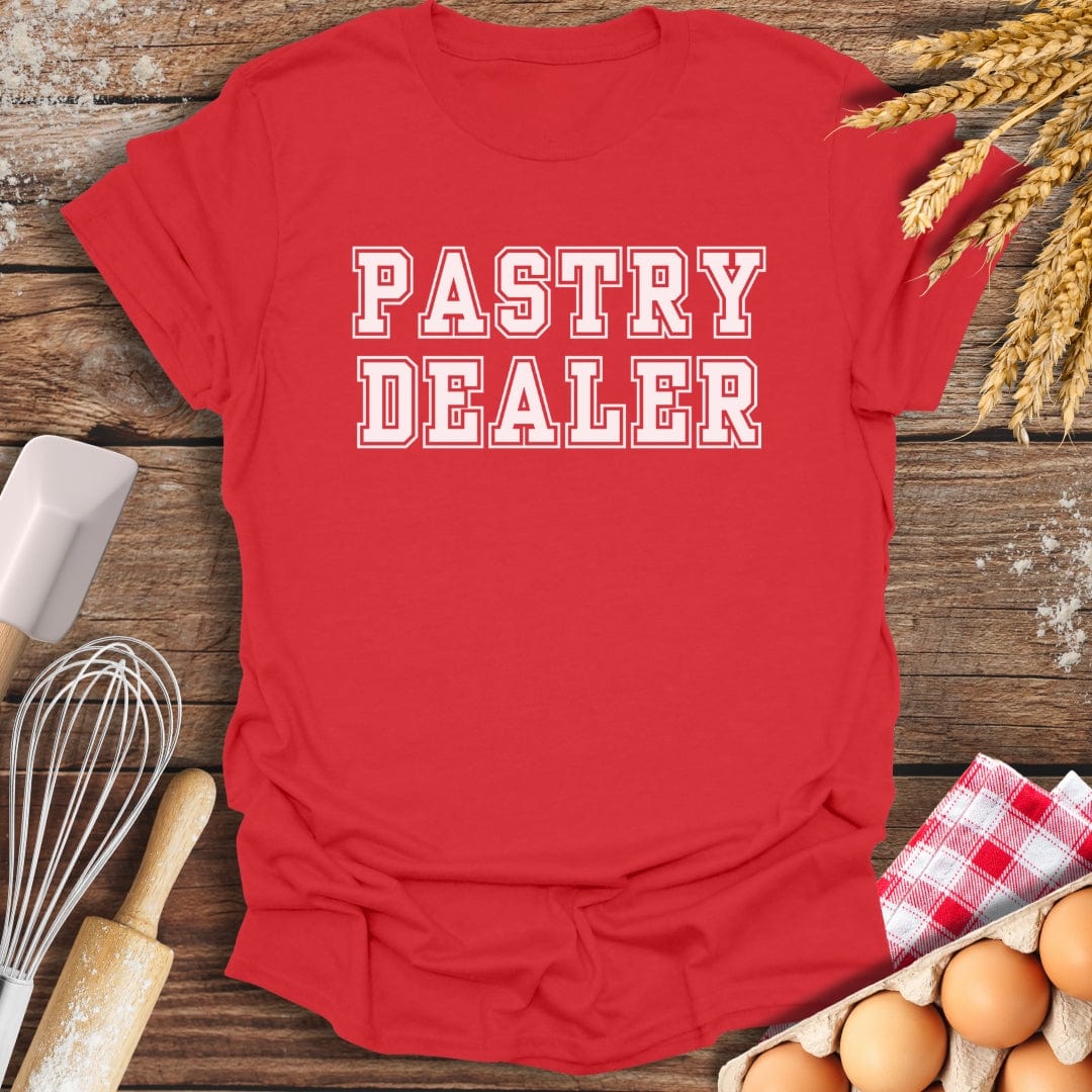 Pastry Dealer T-Shirt Red / S Baking Threads