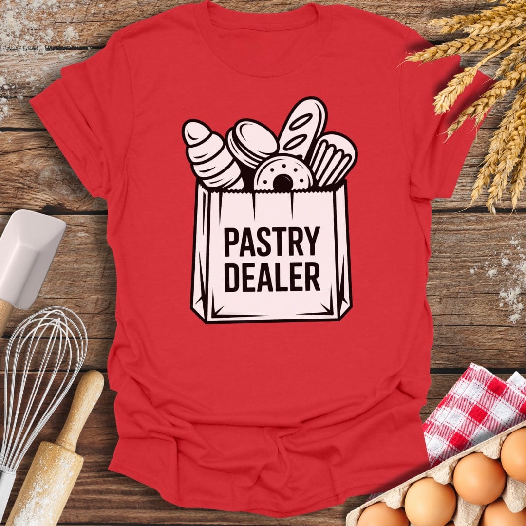 Pastry Dealer T-Shirt Red / S Baking Threads