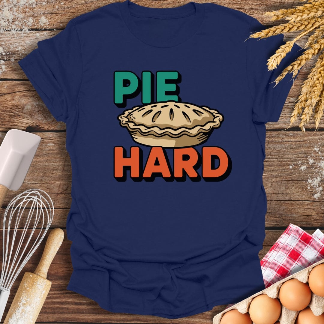 Pie Hard T-Shirt Navy / S Baking Threads