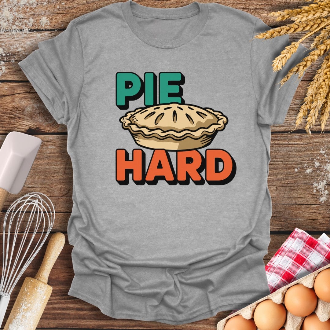 Pie Hard T-Shirt Sport Grey / S Baking Threads
