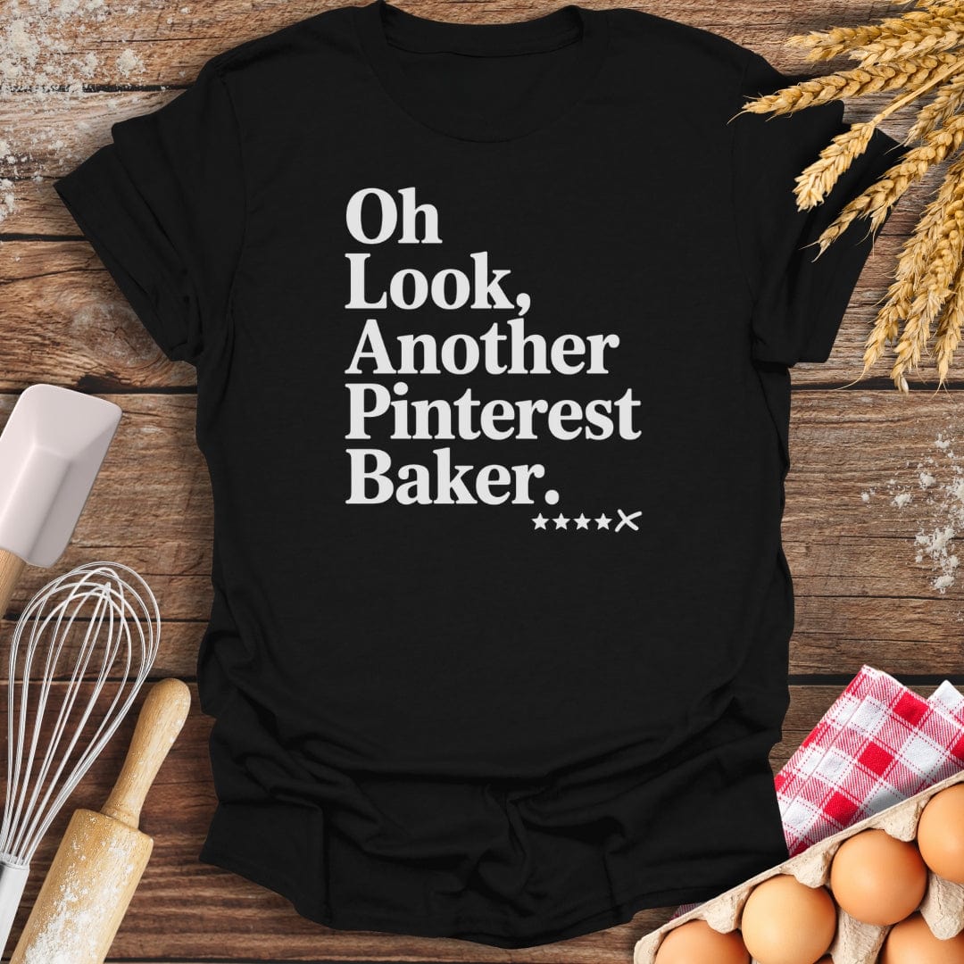 Pinterest Baker T-Shirt Black / S Baking Threads