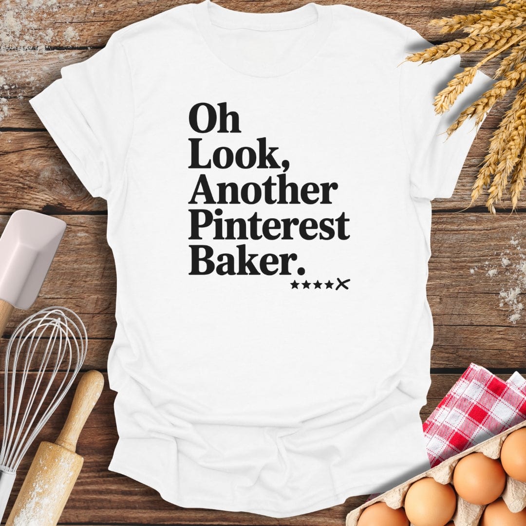 Pinterest Baker T-Shirt White / S Baking Threads