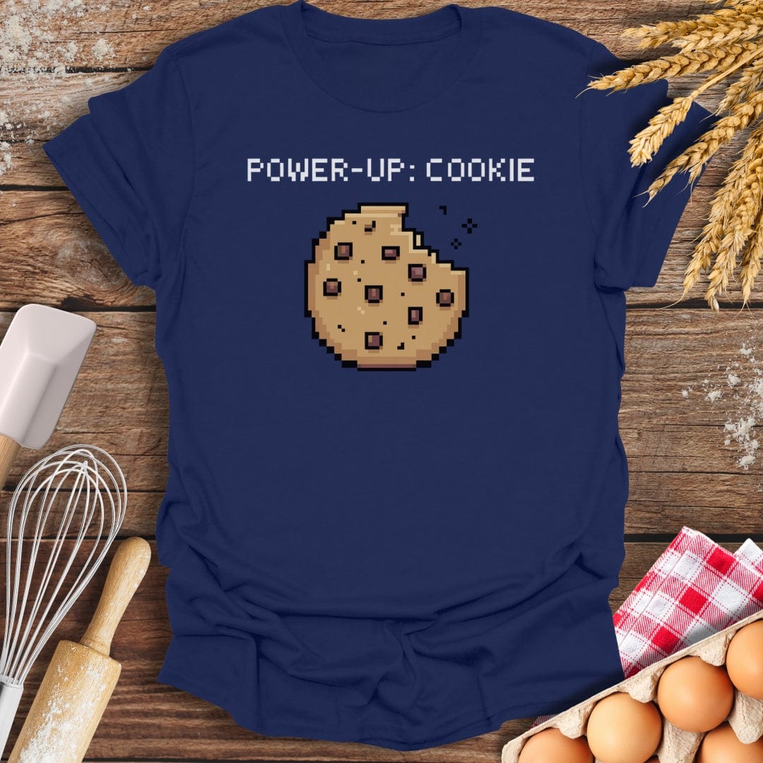 Power Up: Cookie T-Shirt Navy / S Baking Threads