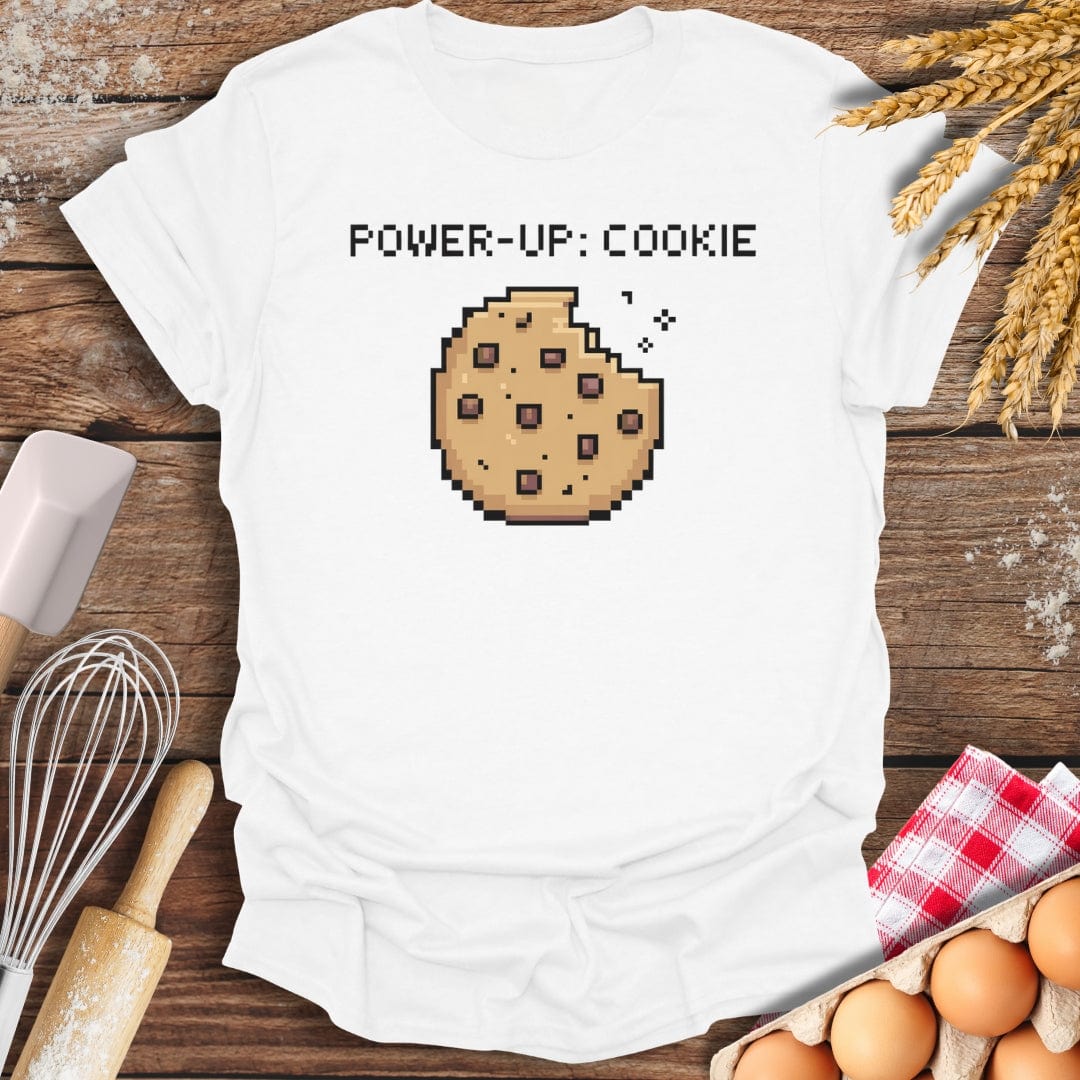 Power Up: Cookie T-Shirt White / S Baking Threads