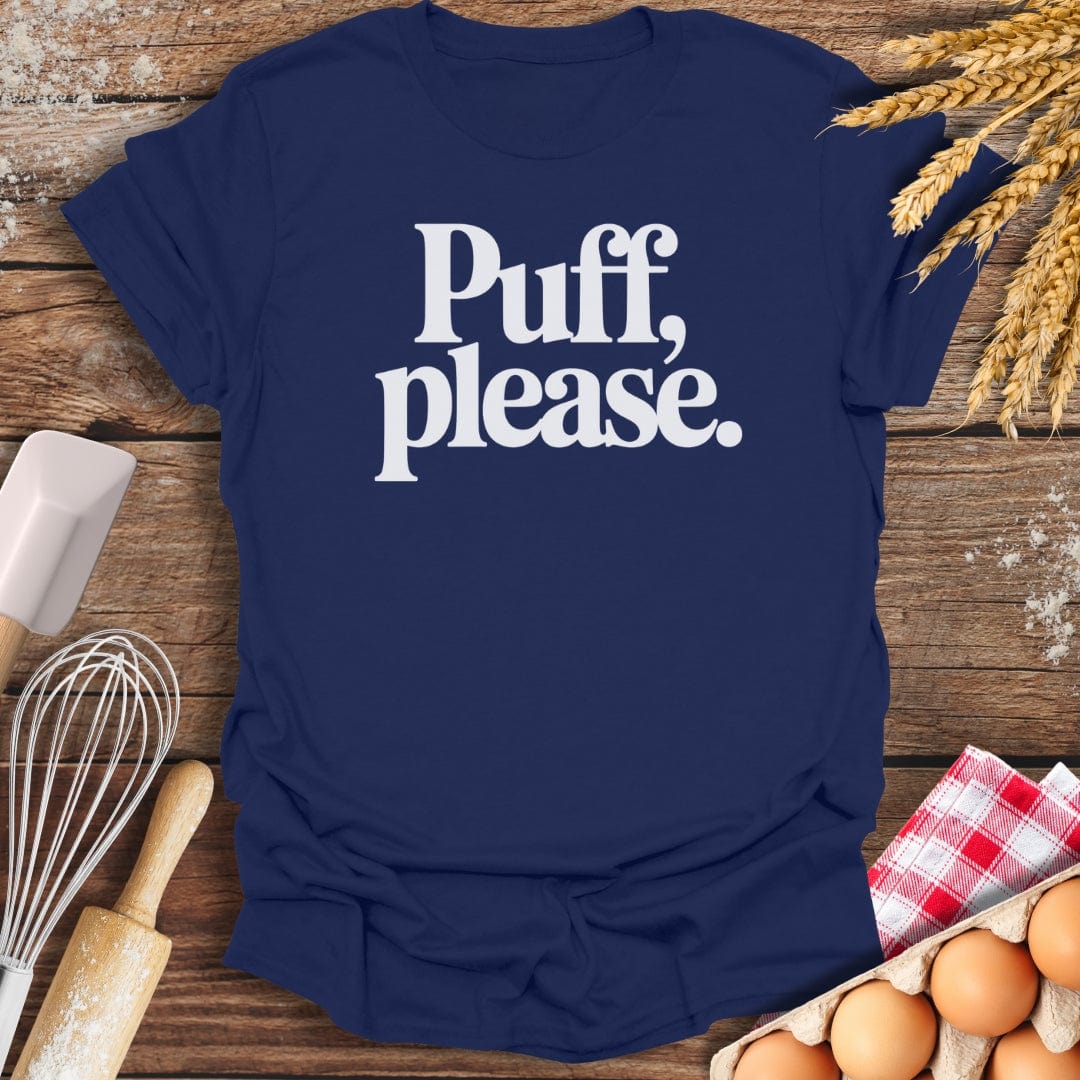 Puff Please T-Shirt Navy / S Baking Threads