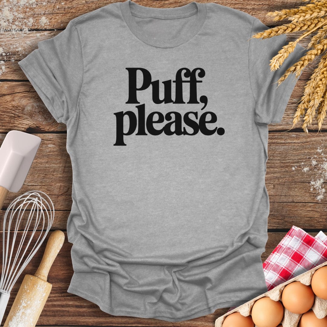 Puff Please T-Shirt Sport Grey / S Baking Threads