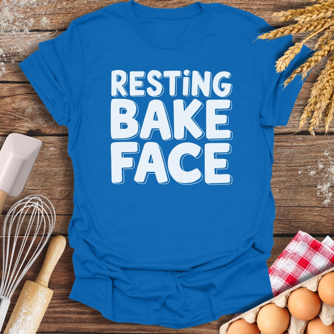 Resting Bake Face T-Shirt Royal / S Baking Threads