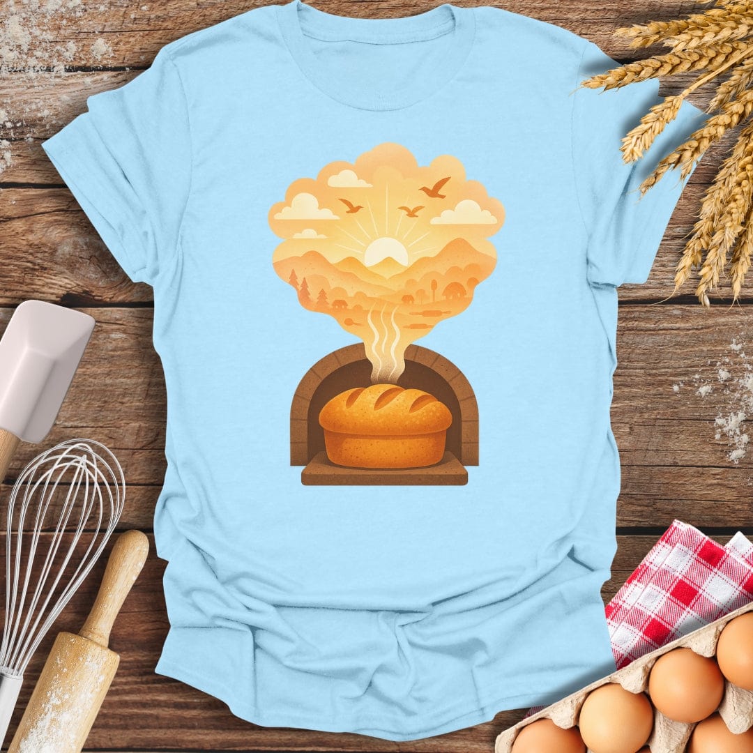 Rise & Shine T-Shirt Light Blue / S Baking Threads