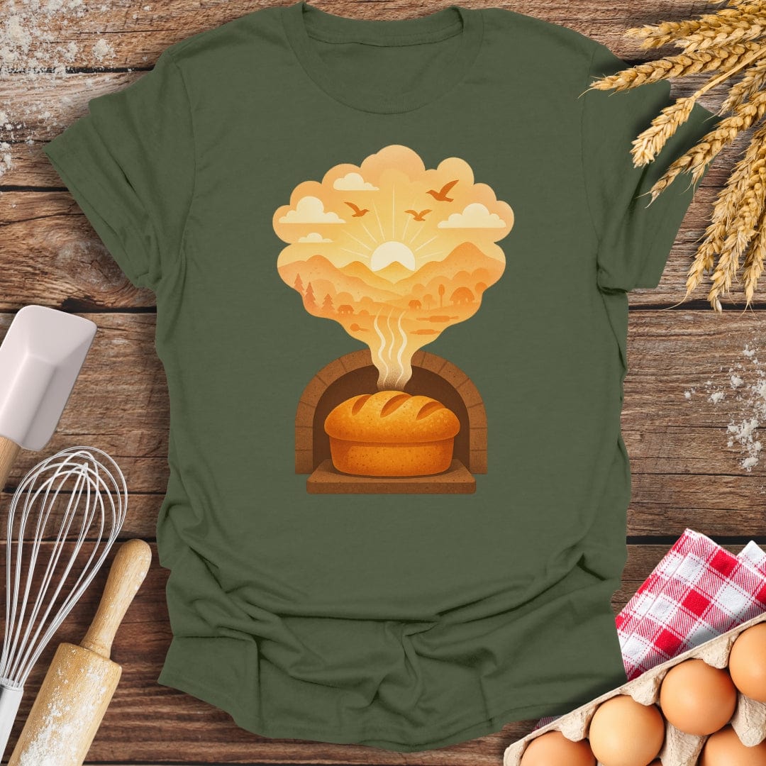 Rise & Shine T-Shirt Military Green / S Baking Threads