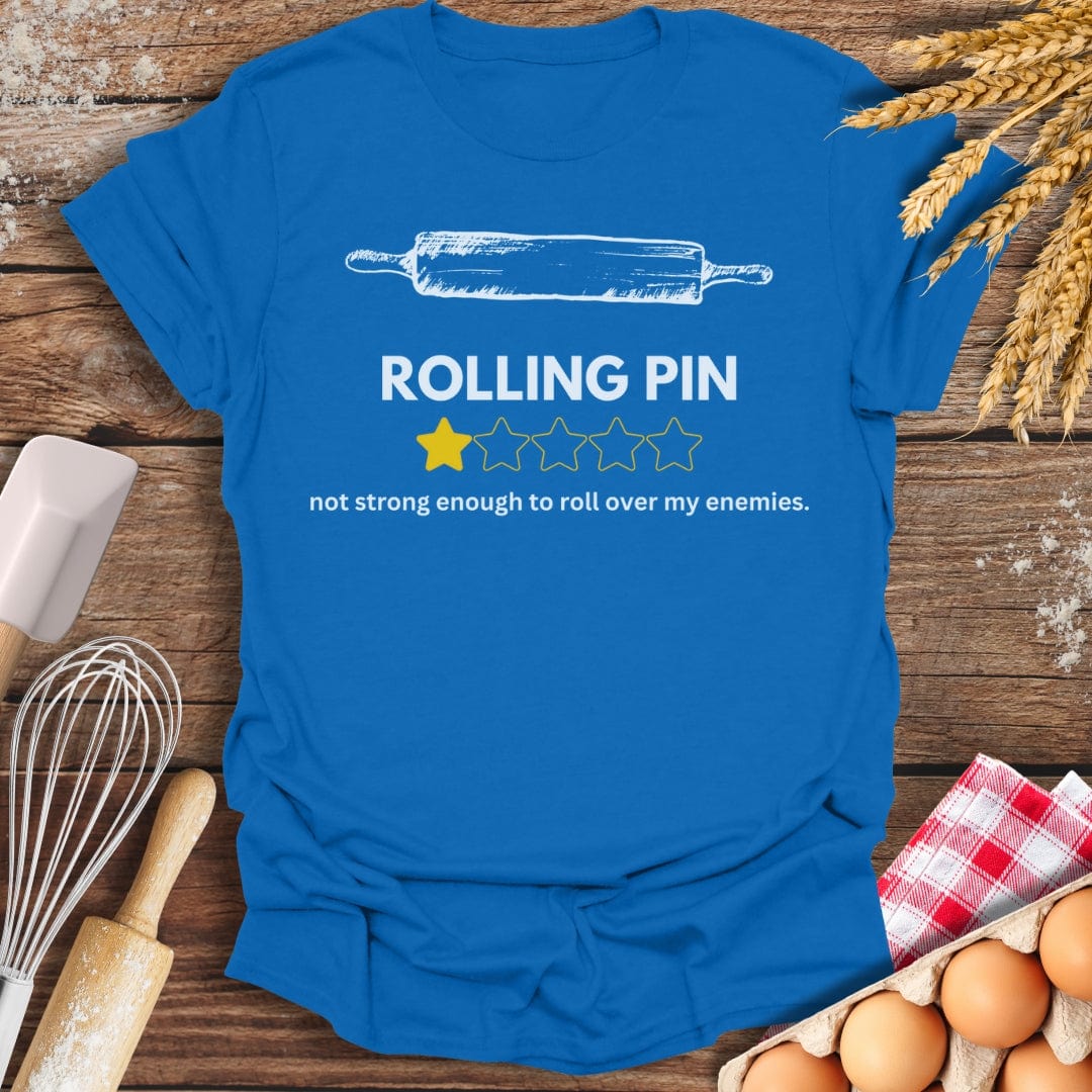 Rolling Pin: 1 Star Review T-Shirt Royal / S Baking Threads