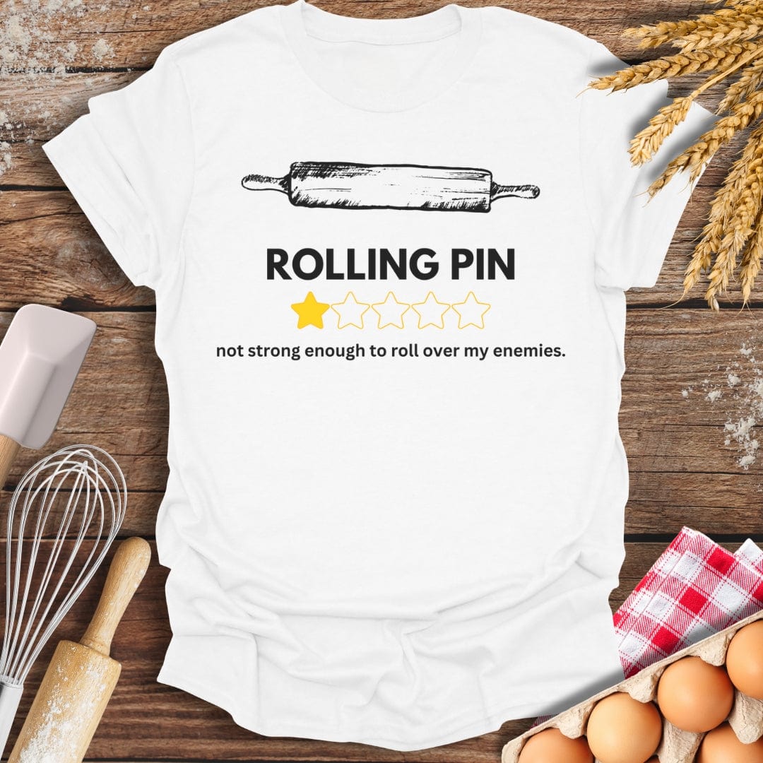 Rolling Pin: 1 Star Review T-Shirt White / S Baking Threads