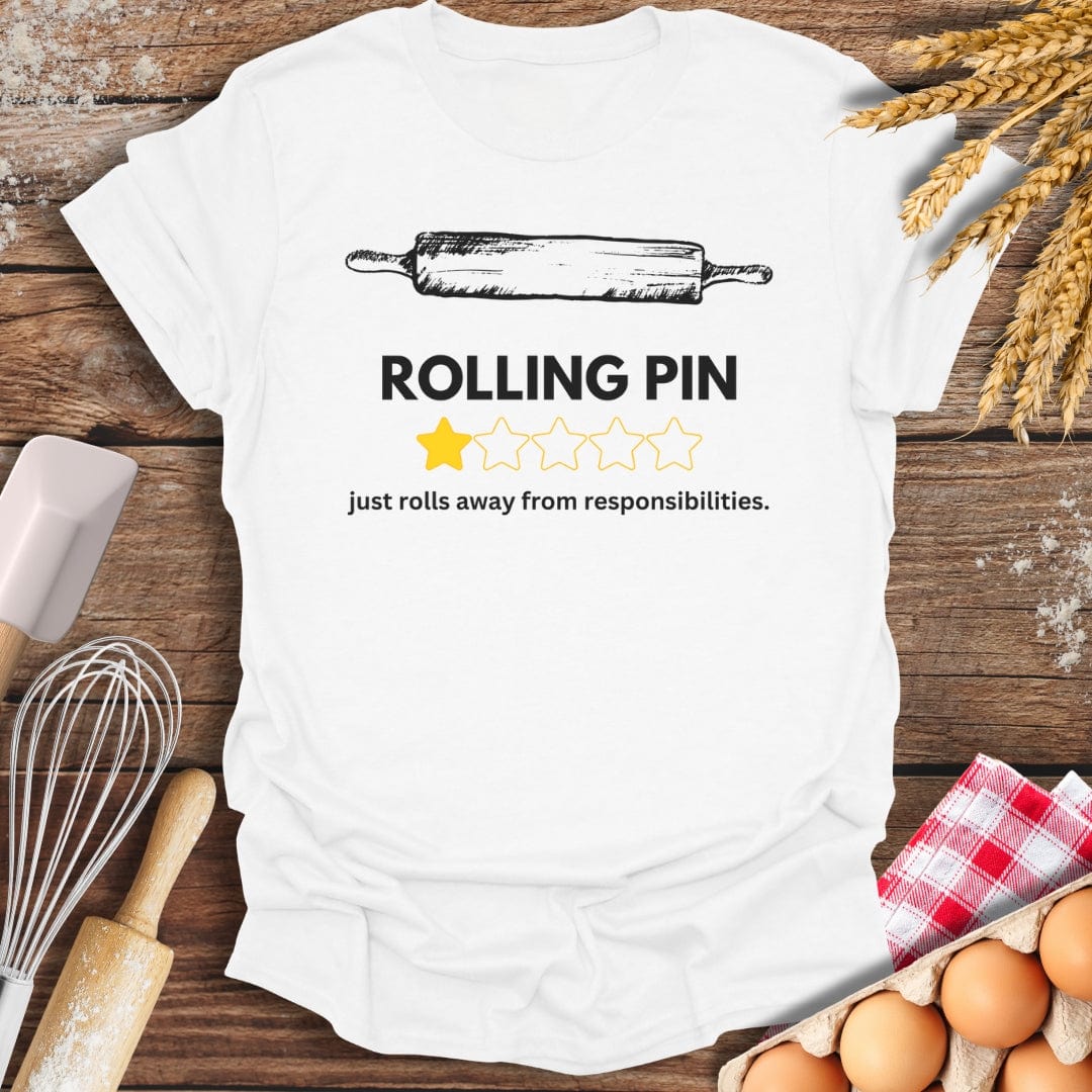 Rolling Pin: 1 Star Review T-Shirt White / S Baking Threads