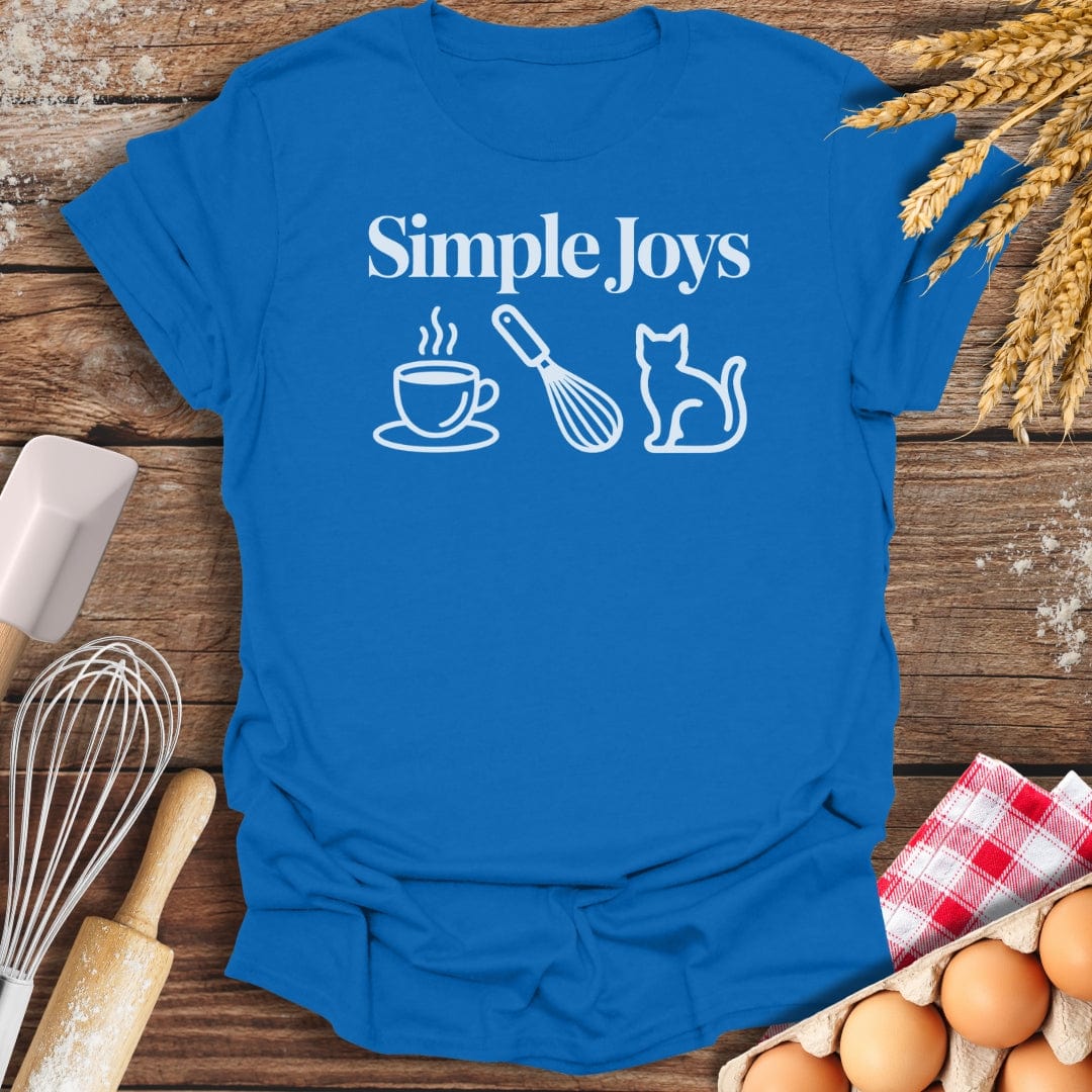 Simple Joys Cat T-Shirt Royal / S Baking Threads
