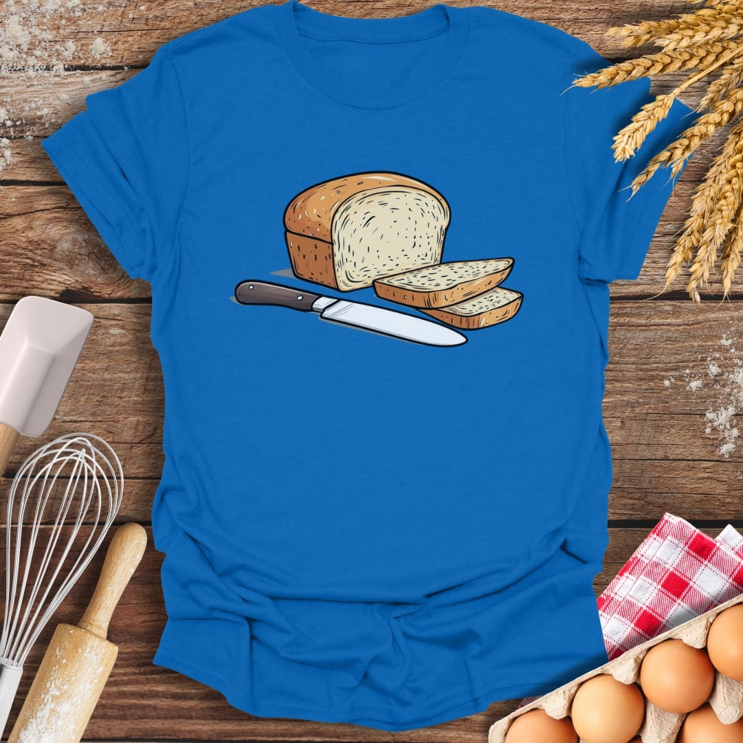 Slice of Bread T-Shirt Royal / S Baking Threads