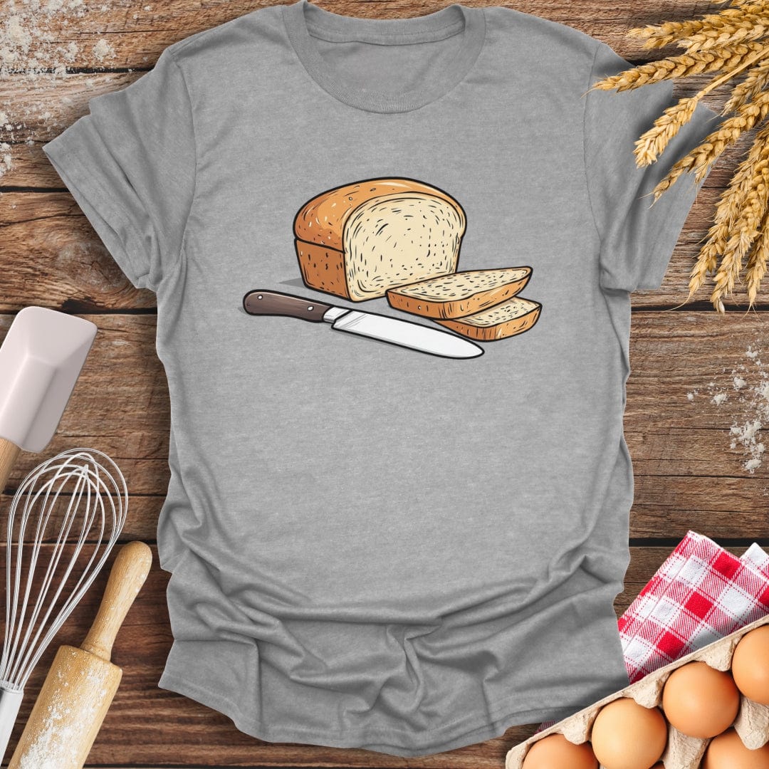 Slice of Bread T-Shirt Sport Grey / S Baking Threads
