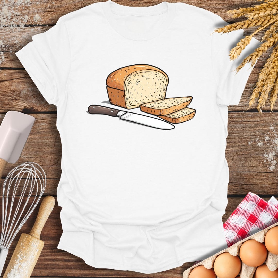 Slice of Bread T-Shirt White / S Baking Threads