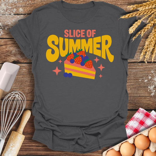 Slice Of Summer T-Shirt Charcoal / S Baking Threads