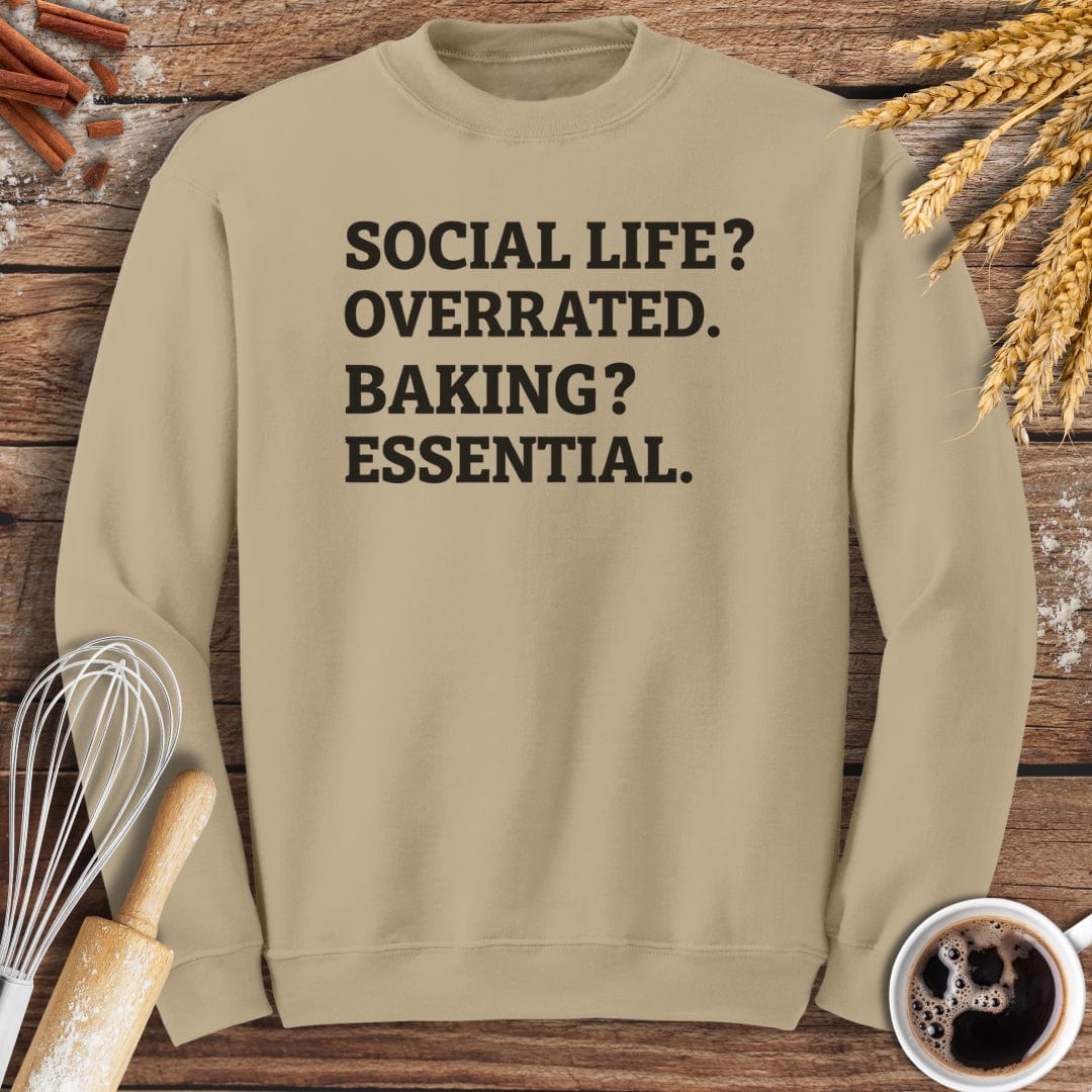 Social Life? Sweatshirt Baking Threads