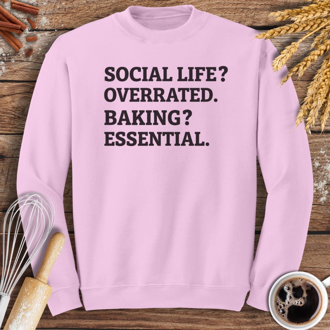 Social Life? Sweatshirt Baking Threads