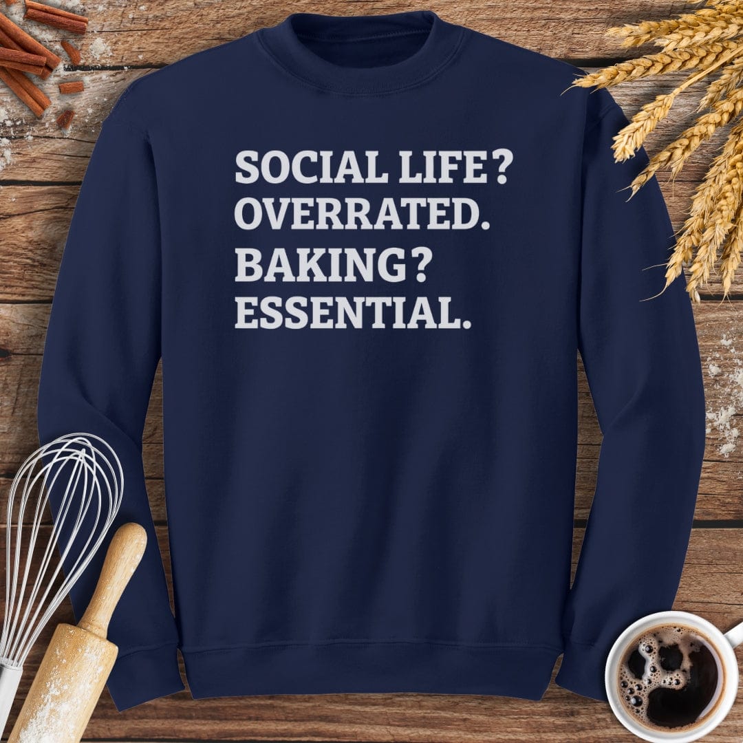 Social Life? Sweatshirt Baking Threads