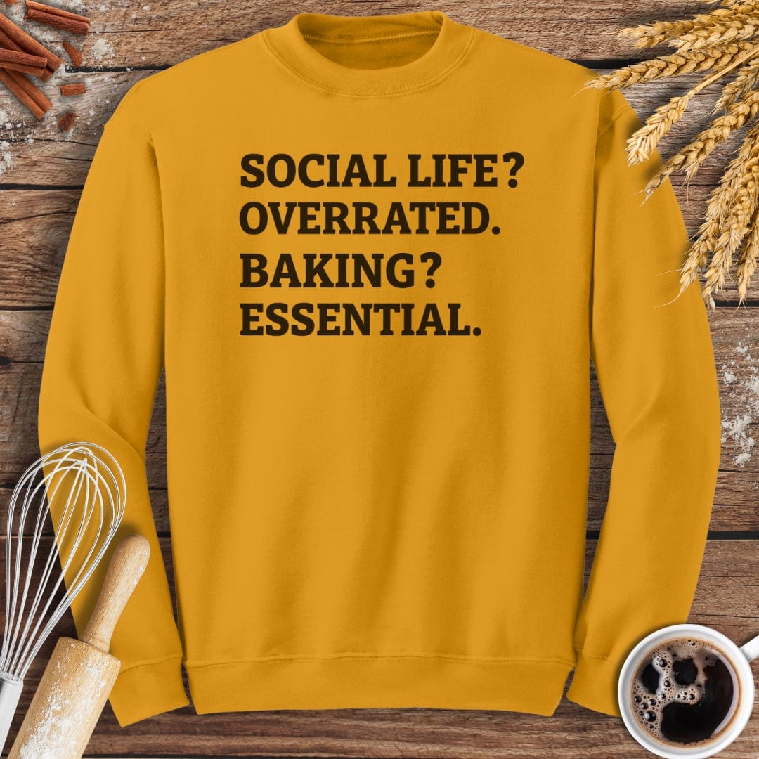 Social Life? Sweatshirt Baking Threads