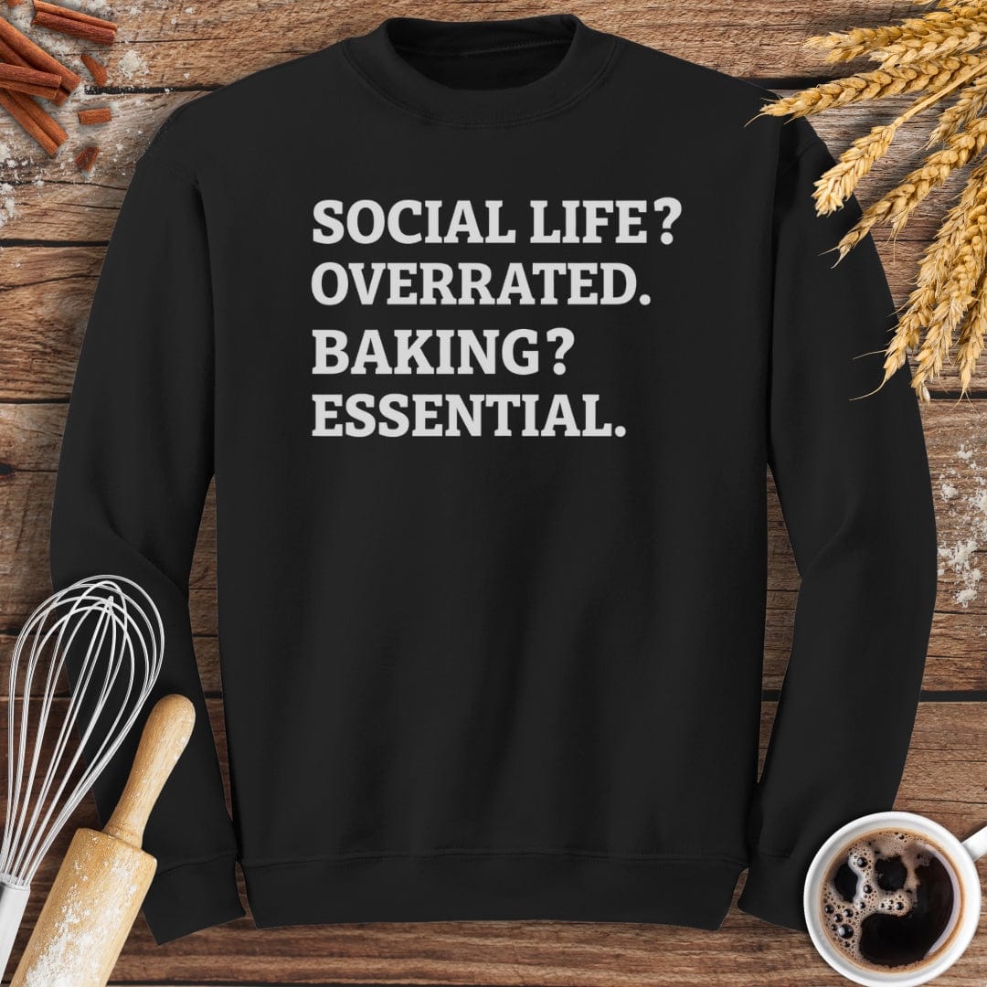 Social Life? Sweatshirt Baking Threads