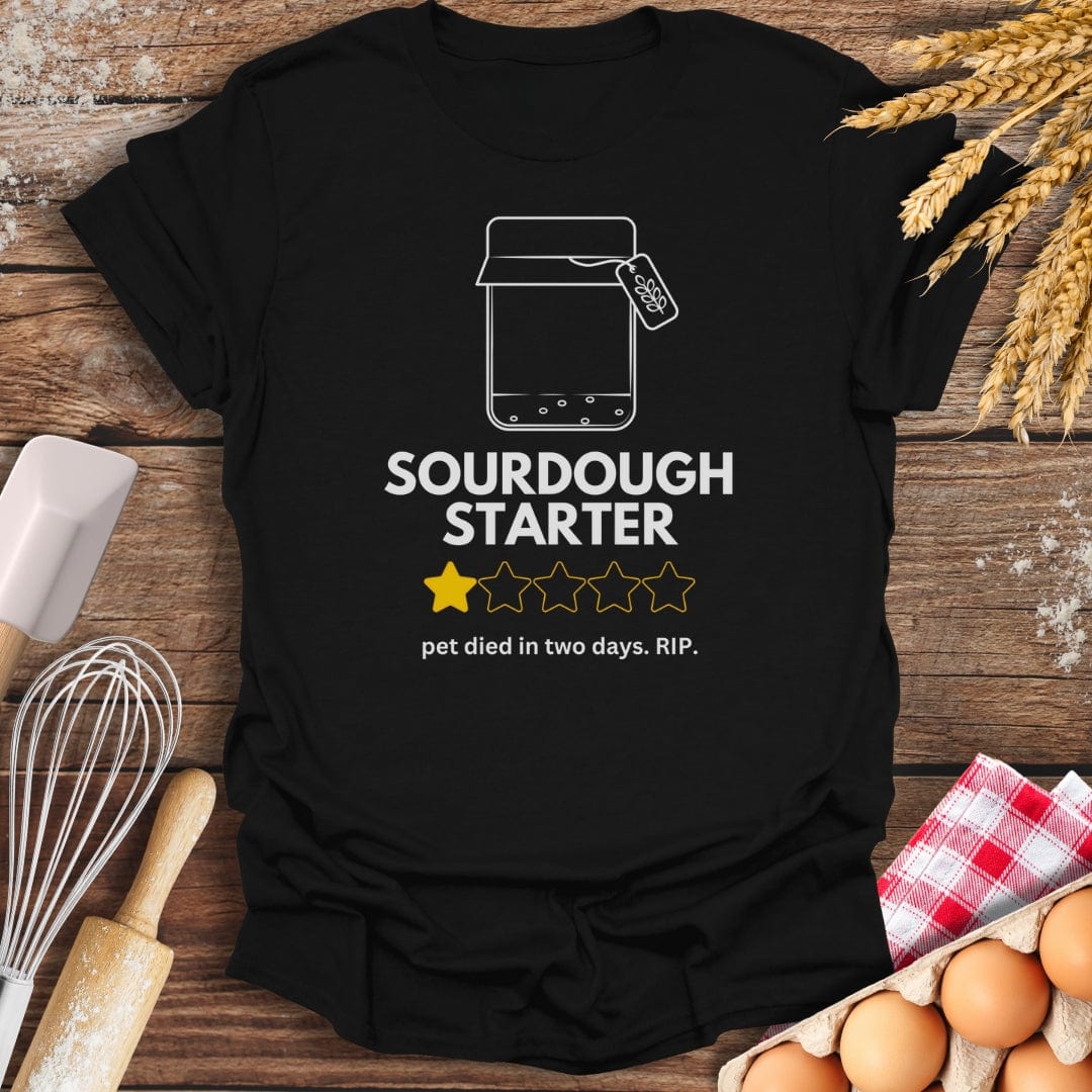 Sourdough: 5 Star Review T-Shirt Black / S Baking Threads