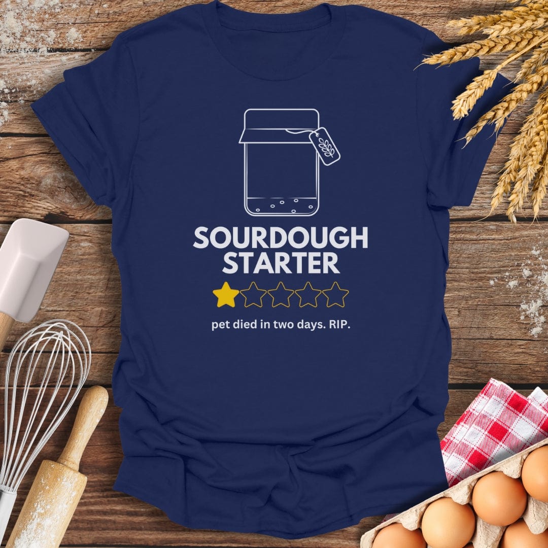 Sourdough: 5 Star Review T-Shirt Navy / S Baking Threads