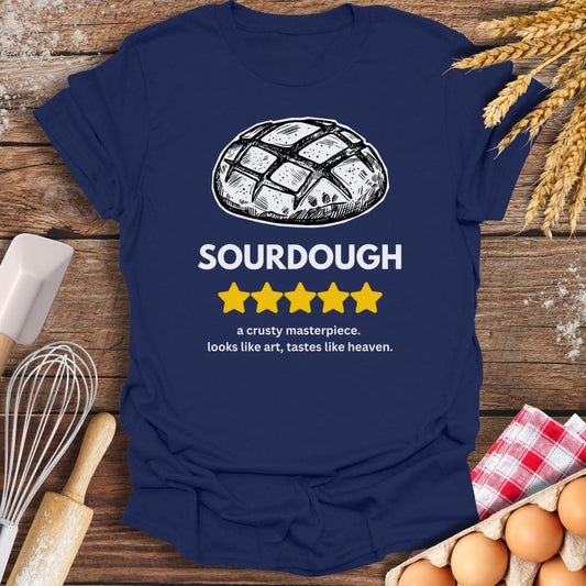 Sourdough: 5 Star Review T-Shirt Navy / S Baking Threads