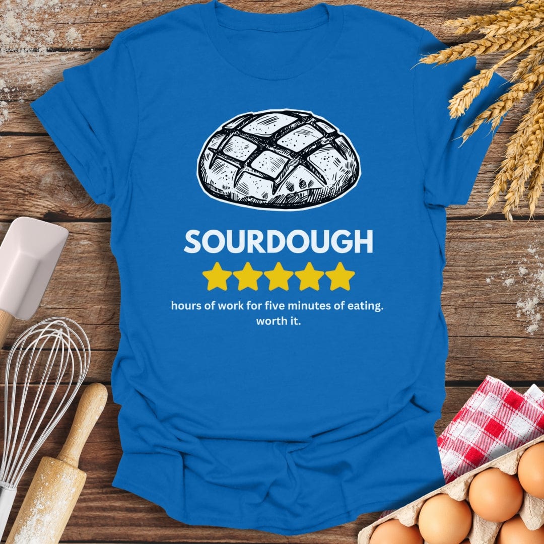 Sourdough: 5 Star Review T-Shirt Royal / S Baking Threads