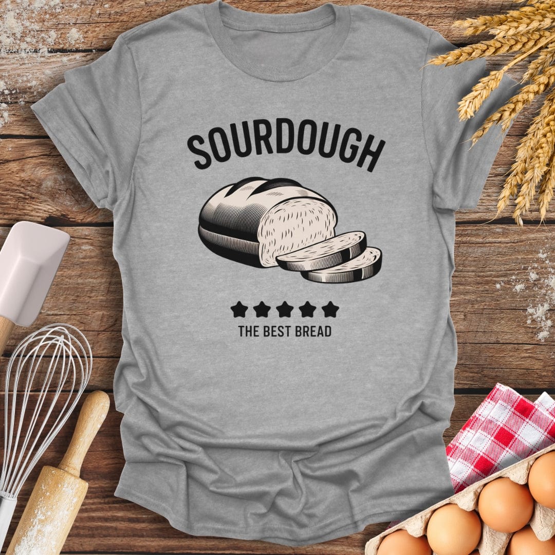 Sourdough: 5 Star Review T-Shirt Sport Grey / S Baking Threads